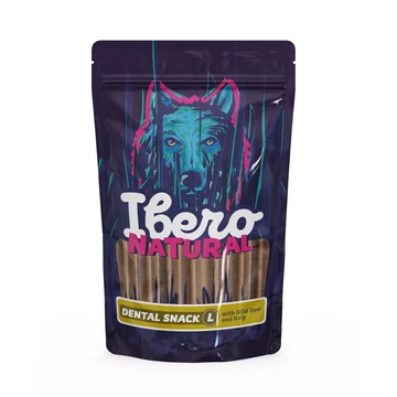 Ibero Natural Fogápoló jutalomfalat vaddisznóhússal és algával L