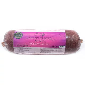 Bárány és nyúl menü zöldpacallal 500g