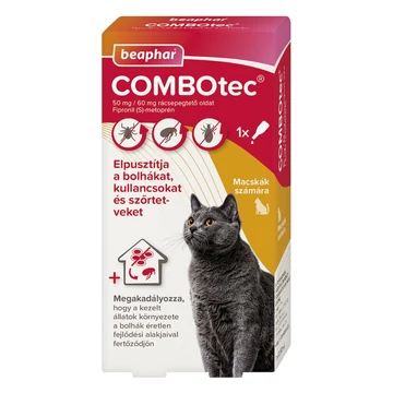 Beaphar COMBOtec bolha,kullancs írtó csepp macskáknak és vadászgörényeknek