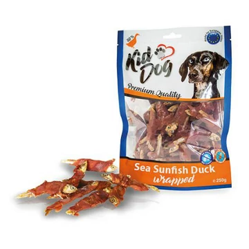 KidDog Tengeri hal és kacsahús tekercs 250g