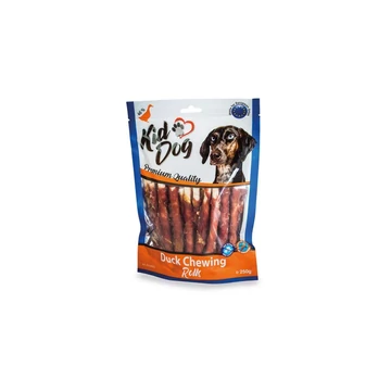 KidDog Bivalybőr tekercs kacsahússal 250g