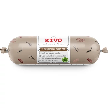 Kivo 5 állat komplett menü 500g