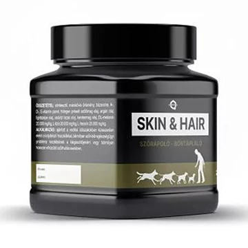 SKIN&amp;amp;HAIR komplex szőrápoló, bőrtápláló por 250g