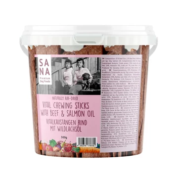Sana Fogtisztító rudak marhahús és lazacolaj 500g