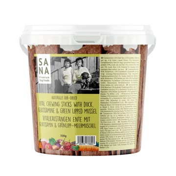 Sana Fogtisztító rudak marhahús, kacsa és glükozamin 500g