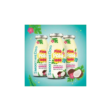 SmoothieDog - Nyúlhús smoothie kutyáknak 250ml - Summer Edition