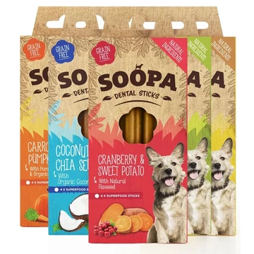 Soopa Dental Sticks hipoallergén fogtiszító rudak