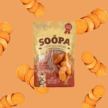 SOOPA Natural Chews - Édesburgonya 100g