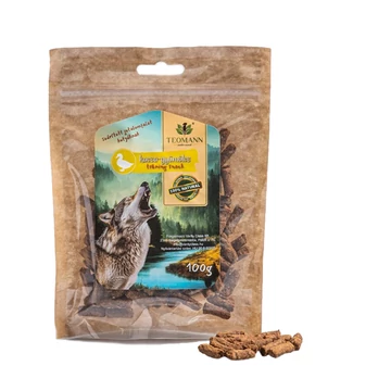 Teomann Kacsa-körte-vörösáfonya téning snack 100g