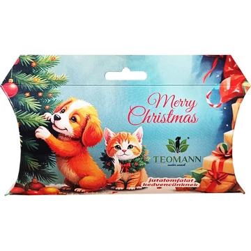 Teomann Karácsonyi Párnadoboz jutalomfalatokkal
