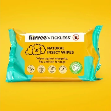 TICKLESS - Természetes kullancs, bolha és szúnyogriasztó nedves törlőkendő