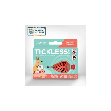 TICKLESS - Vegyszermentes ultrahangos kullancs- és bolhariasztó medál kutyáknak és macskáknak - NARANCS