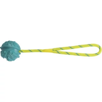 Trixie Aqua Toy Ball on Rope - natúr gumi játék  kutyák részére 35cm