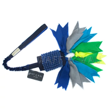 Polár huzogatós játék rugós szárral - KÉK