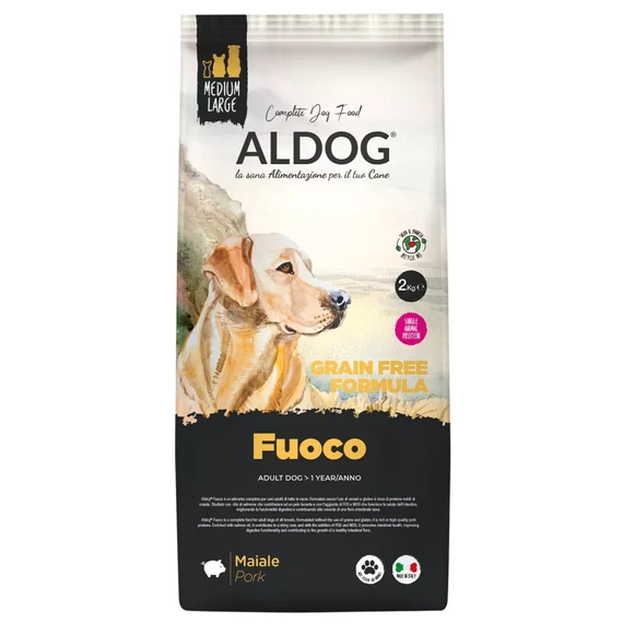 ALDOG - FUOCO hipoallergén kutyatáp 2kg, Medium
