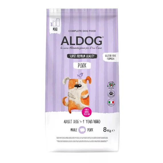 ALDOG - PORK hypoallergén kutyatáp, Mini