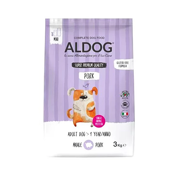 ALDOG - PORK hypoallergén kutyatáp, Mini