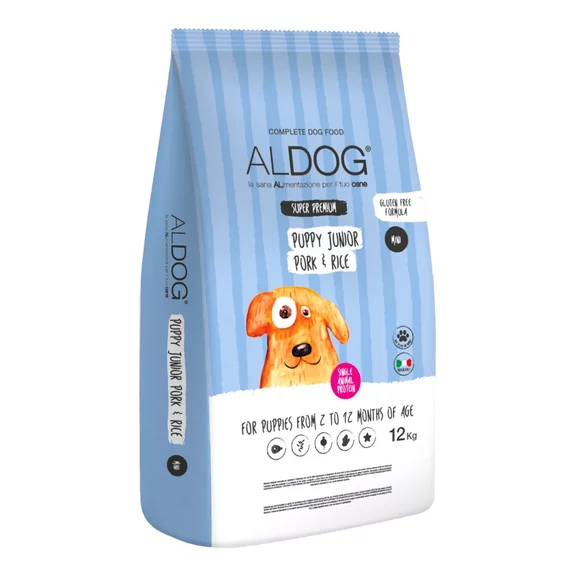 ALDOG -  PUPPY-JUNIOR Pork hipoallergén kutyatáp, Mini