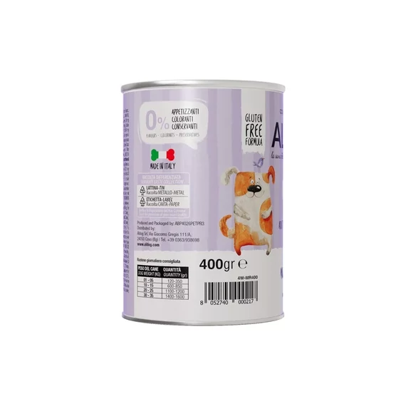 ALDOG® PORK – monoproteines sertéspástétom felnőtt kutyáknak 400g