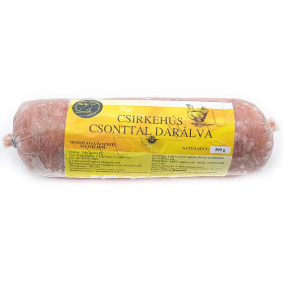 Csirkehús csonttal darálva 500g