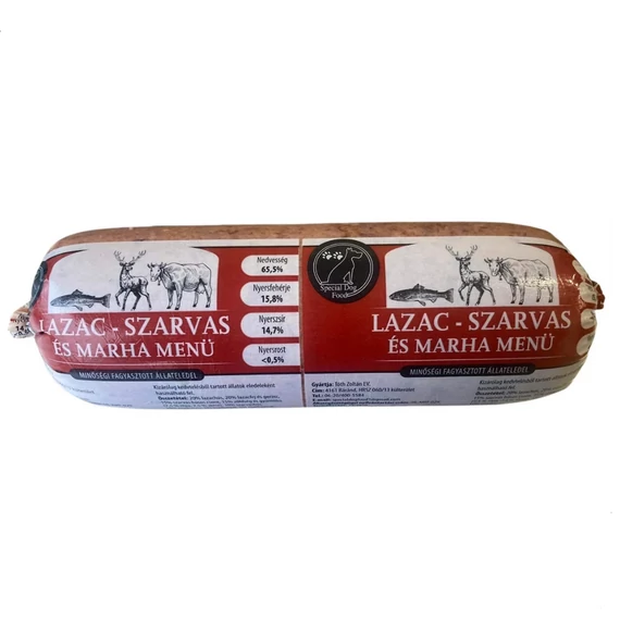 Lazac, szarvas & marha menü 500g