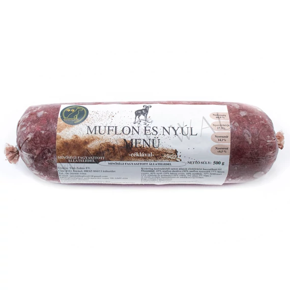 Muflon és nyúl menü 500g 