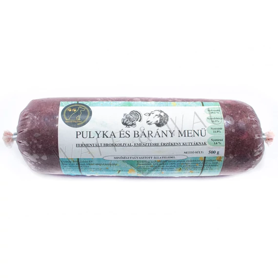 Pulyka és bárány menü fermentált brokkolival  500g