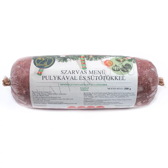Szarvas menü pulykával és sütőtökkel 500g