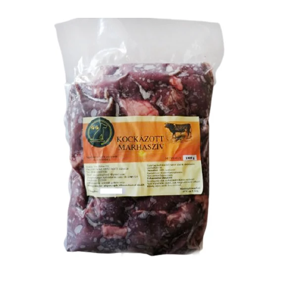 Marhaszív kockázva 1kg