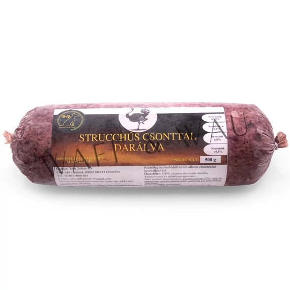 Strucchús csonttal darálva 500g