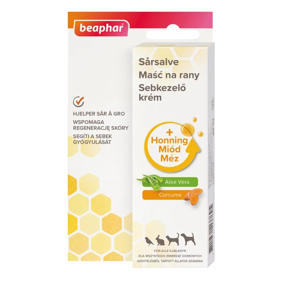 Beaphar Sebkenőcs mézzel, aloe verával 30ml