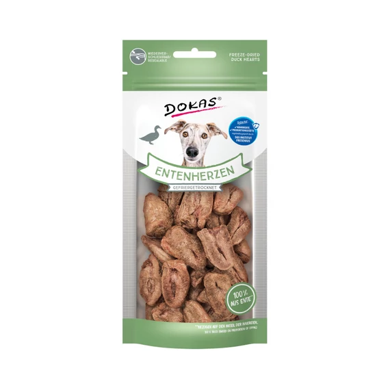 Dokas - fagyasztva szárított kacsaszív 22g