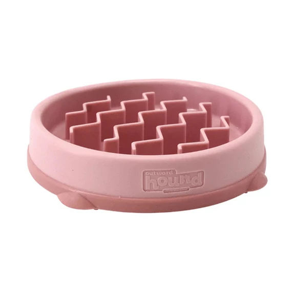 Fun Feeder evéslassító tál -  S rózsaszín