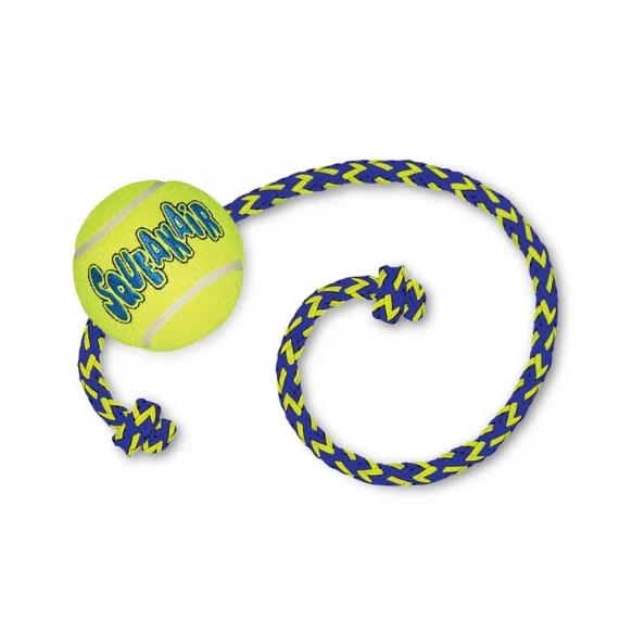 KONG® Squeakair® Ball kötéllel
