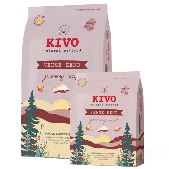 Kivo friss kacsa száraztáp 