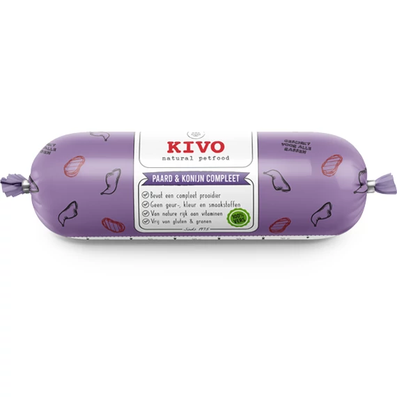 Kivo ló és nyúl menü 500g