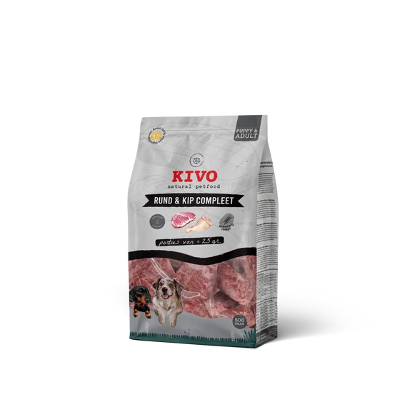 Kivo előre porciózott marha-csirke menü 500g