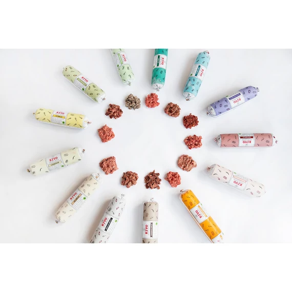 Kivo 5 állat komplett menü 500g