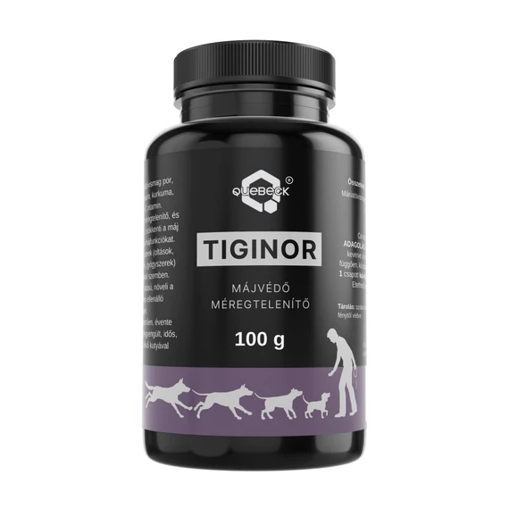 Quebeck Tiginor - májvédő, méregtelenítő 100g