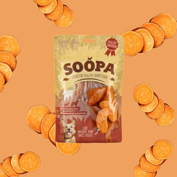 SOOPA Natural Chews - Édesburgonya 100g