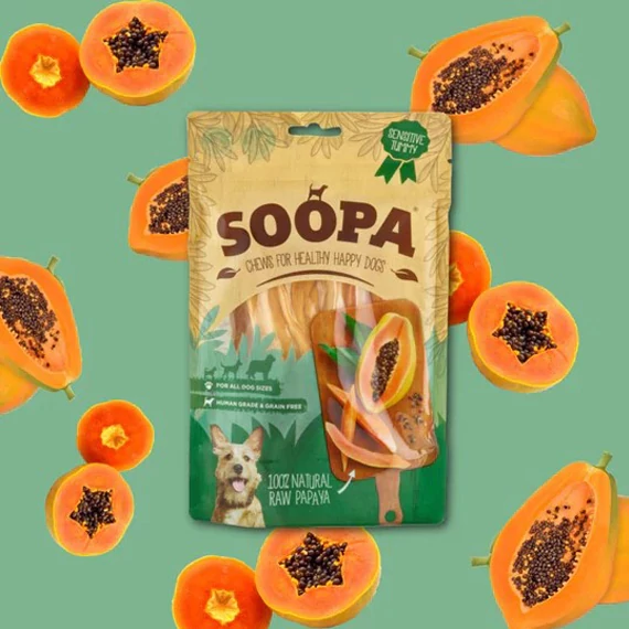 SOOPA Natural Chews- Papaja 85g