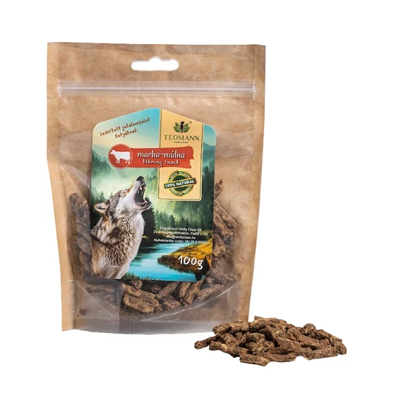 Teomann Marha-málna tréning snack 100g