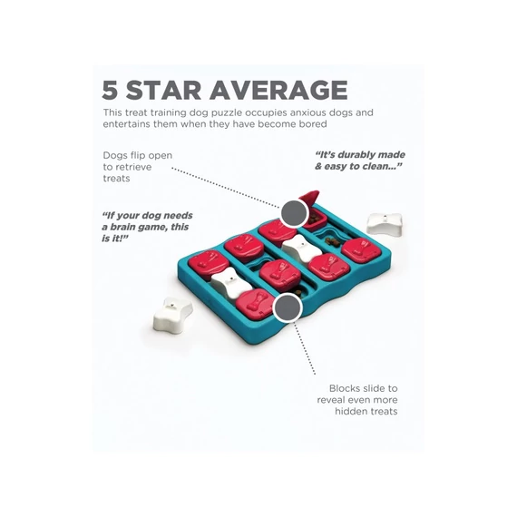 NINA OTTOSSON - Dog Brick interaktív csemege kirakós kutyajáték (LEVEL 2)