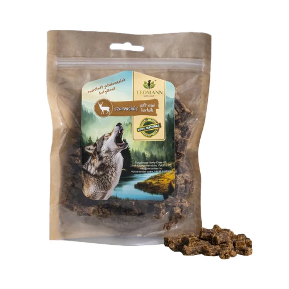 Teomann  Szarvashús Soft Mini kockák 125g