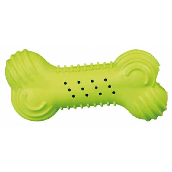 Trixie Rustling Bone Dog Toy - natúr gumi játék (zörgős csont) kutyák részére 18cm