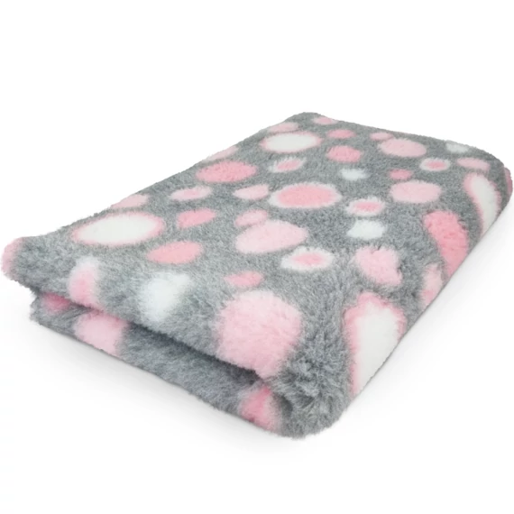 VETBED - rózsaszín-szürke körök 