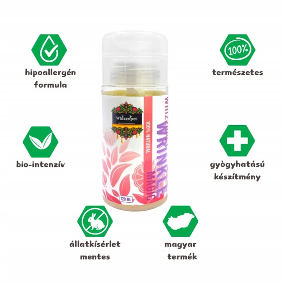 Whizzopet Wrinkle Magic könnyfolt eltávolító tonic 120ml