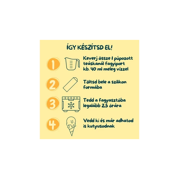 Fürree fagyipor kutyáknak kollagénnel - BANÁN