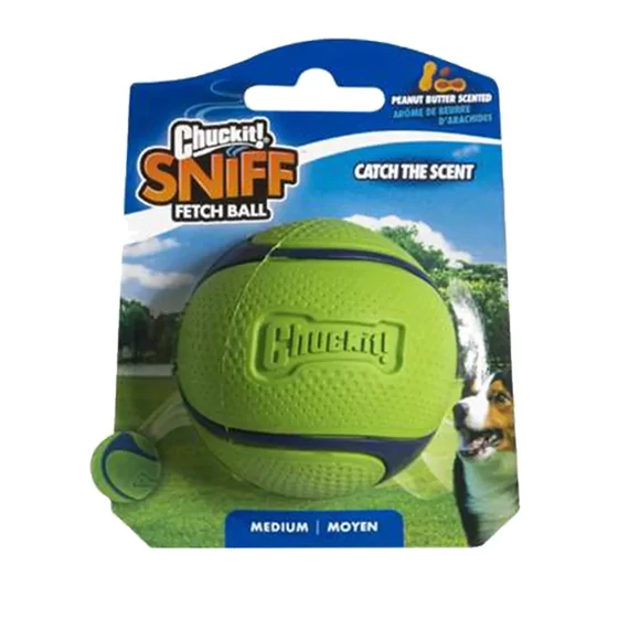 Chuckit! Sniff Fetch Mogyoróvajas  labda  M-es