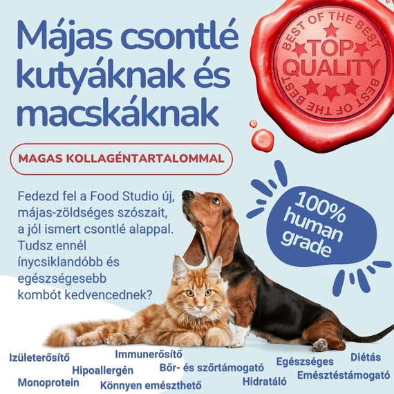 Food Studio ír bárány szószos csontleves, májjal és sütőtökkel 100ml